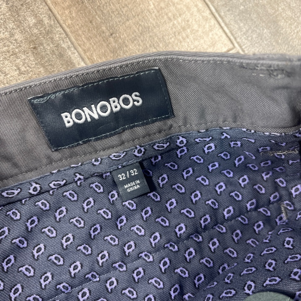 Bonobos Grey Slim Chinos - Picture 7 of 9